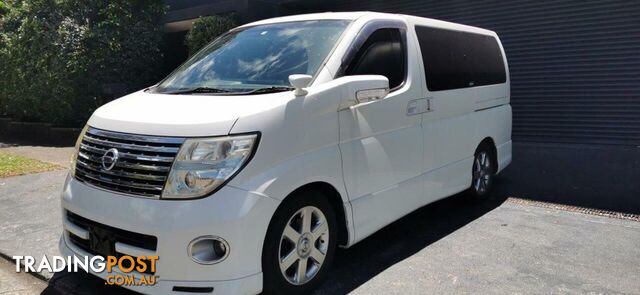 2007 NISSAN ELGRAND HIGHWAY STAR BLACK LEATHER EDITION  -