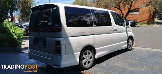 2007 NISSAN ELGRAND HIGHWAY STAR BLACK LEATHER EDITION  -