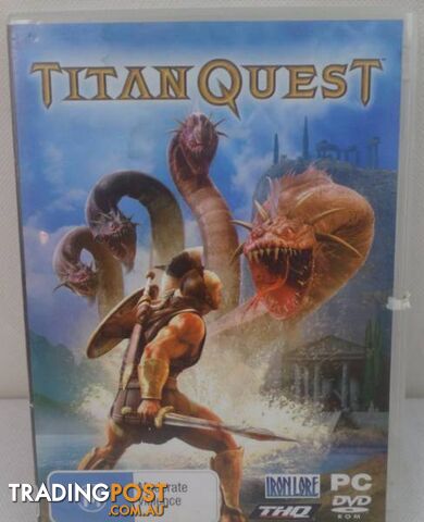 Titan Quest Complete Windows PC DVD Game - Disc + Manual + Map