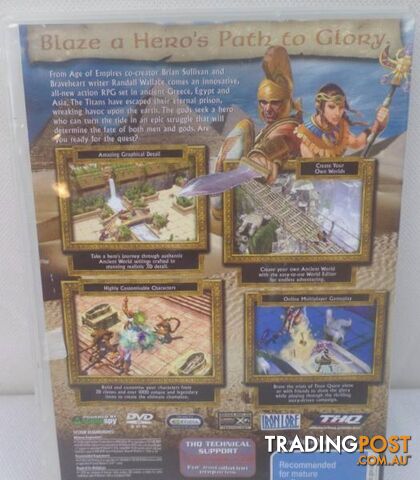 Titan Quest Complete Windows PC DVD Game - Disc + Manual + Map - photo 2 of 4