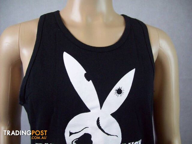 Men's Cartel Ink Tank Top - Picture On Front - Black&White Size M - photo 3 of 3