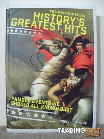 Historys Greatest Hits Hardcover Book - Famous Events