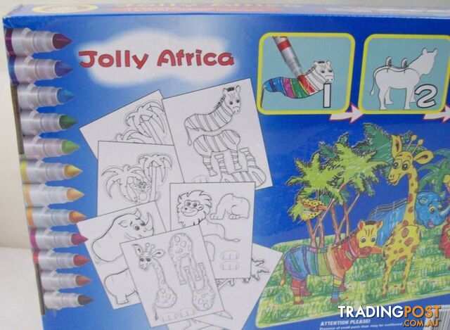 Art Advantage Jolly Africa DIY 31 3D Puzzles & 12 Coloured Marker - photo 4 of 4