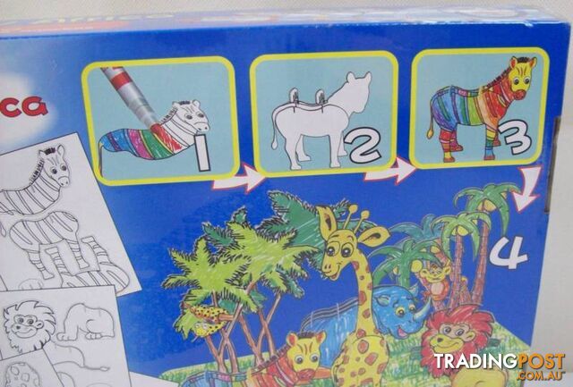 Art Advantage Jolly Africa DIY 31 3D Puzzles & 12 Coloured Marker - photo 2 of 4