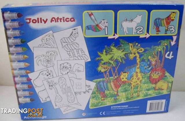 Art Advantage Jolly Africa DIY 31 3D Puzzles & 12 Coloured Marker - photo 3 of 4