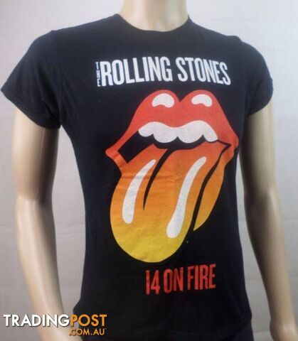 The Rolling Stones 2014 Perth Tour T-Shirt Womens 2XL