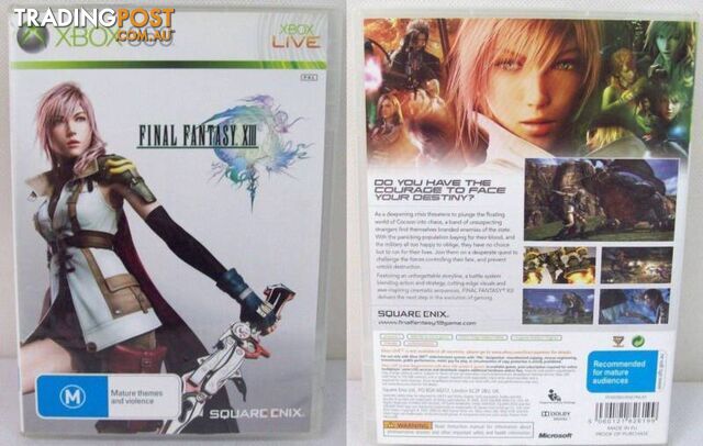 Xbox 360 Games Bundle Final Fantasy 13, Dead Island, Borderlands - photo 4 of 6