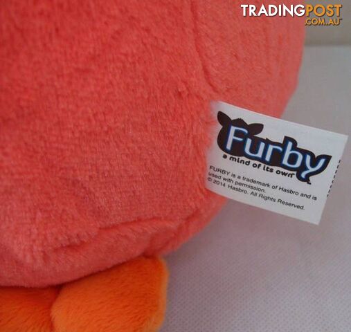 Official 2014 Crazy Furby Orange Cushy Soft and Cuddly Plush Toy - photo 4 of 4