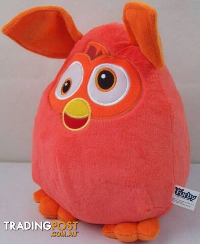Official 2014 Crazy Furby Orange Cushy Soft and Cuddly Plush Toy - photo 2 of 4