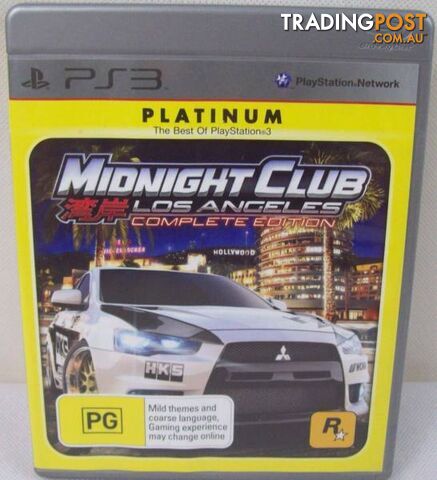 Playstation 3 PS3 Games Bundle - Skate 3 plus Midnight Club LA - photo 3 of 8