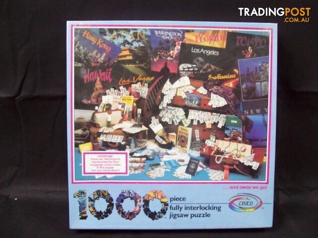 New Sealed Ceaco Jigsaw Puzzle - United Airlines And Away We Go