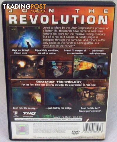 PS2 Games - Red Faction, Medal Of Honour Rising Sun, Onimusha - photo 3 of 10
