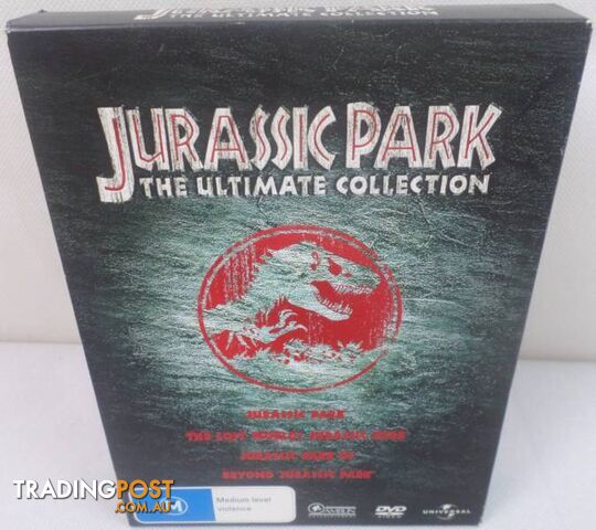 Jurassic Park The Ultimate DVD Collection - 4 Movies on Four Disc