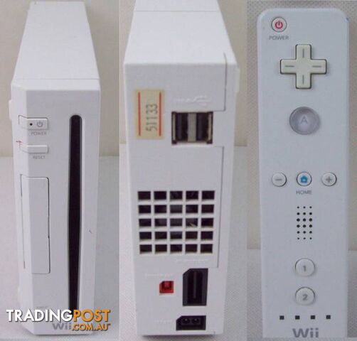 Nintendo Wii Console with Controller Nunchuck IR Bar Stand & more - photo 2 of 10