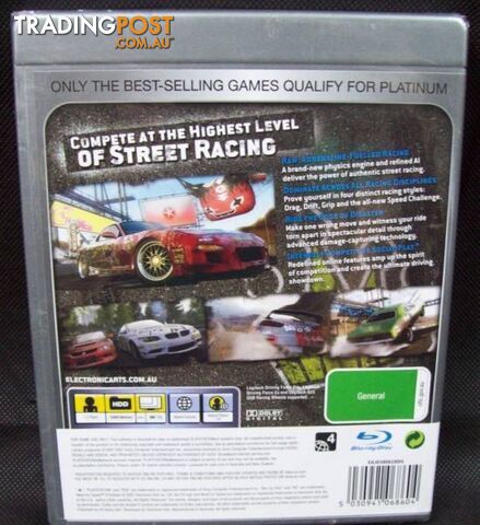 Brand New Playstation 3 Game - Need For Speed - Pro Street - Plat - photo 2 of 2