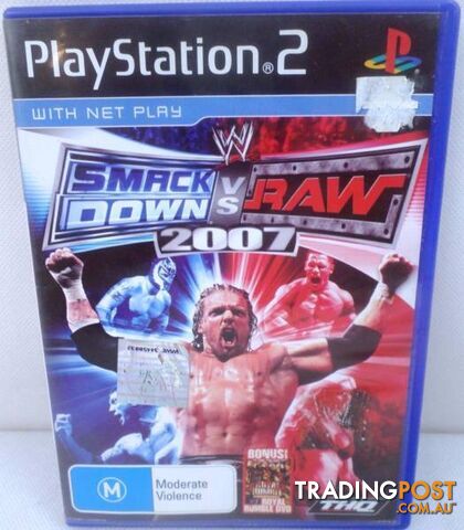 PS2 Games - Smack Down vs Raw 2007, Fight Night Round 2, Athens 2 - photo 2 of 7