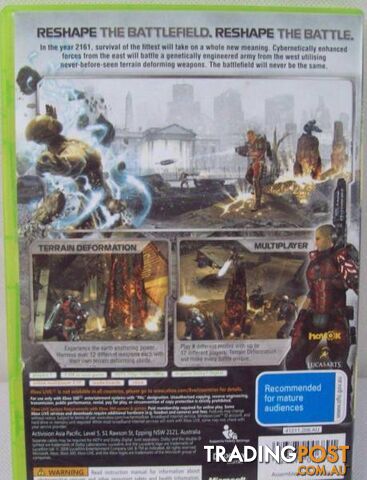 Xbox 360 Game - Fracture (PAL) Battle Action War Game - photo 2 of 5