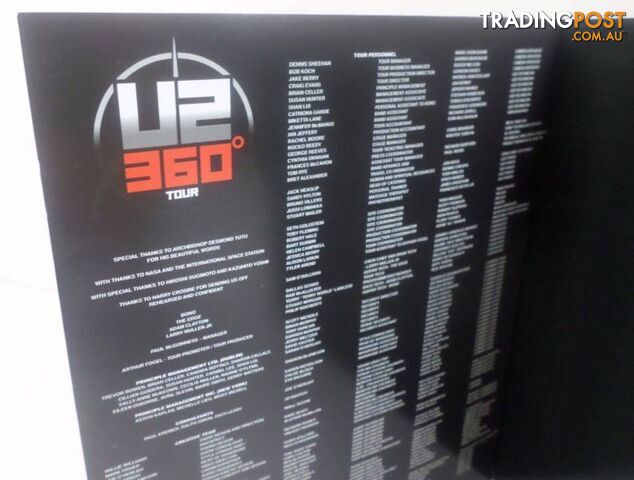 Original U2 360 Degree Australia 2010 Concert Tour Programme - photo 4 of 4