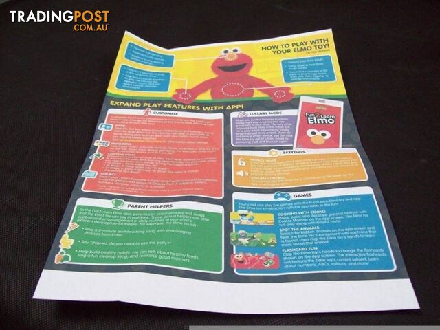 Playskool Friends Sesame Street Elmo Plush Interactive Toy - photo 5 of 9