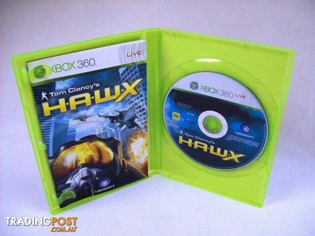 Complete Microsoft XBox 360 Tom Clancy's HAWX Game - Disc+Manual - photo 2 of 3