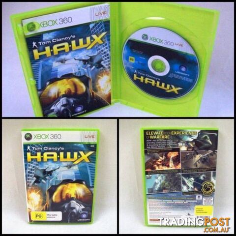 Complete Microsoft XBox 360 Tom Clancy's HAWX Game - Disc+Manual