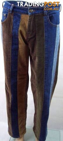 Womens Tightrope Straight Leg Denim and Cordaroy Jeans Pants S12