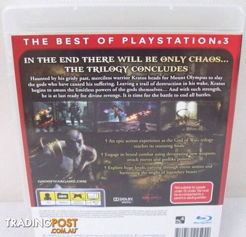 Playstation 3 PS3 Games Bundle FarCry Far Cry 3 plus God Of War 3 - photo 4 of 8