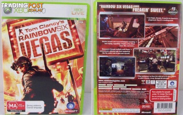 Xbox 360 Rainbow Six Vegas, Dynasty Warriors 6, Mercenaries2 - photo 4 of 7