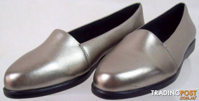 Women Diana Ferrari Supersoft Flats Shoes Anti-Shock Pewter Size6