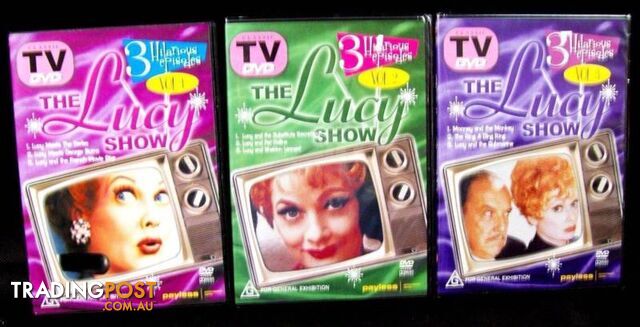 New Classic DVD TV Series Bundle - The Lucy Show Volumes 1, 2 & 3