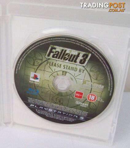 Playstation 3 PS3 Action Adventure Game - Fallout 3 - photo 3 of 3