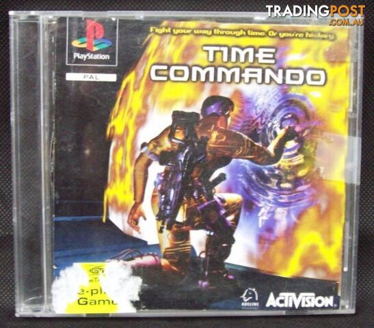 Good Condition Playstation 1 Game - Time Commando (PAL)