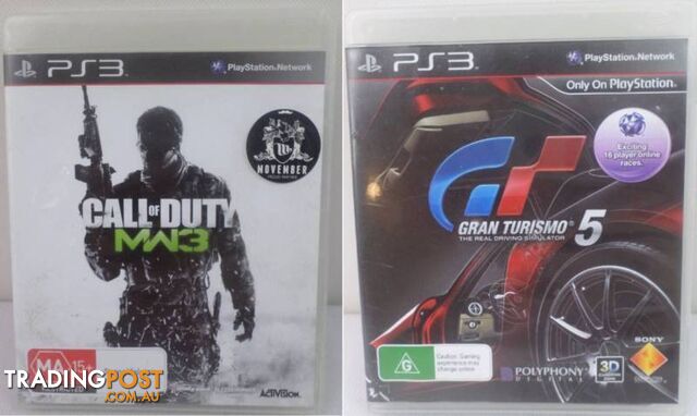 Playstation 3 PS3 Game - Call Of Duty MW3 & Gran Turismo 5