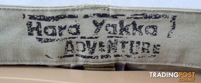 Mens Hard Yakka Work Cargo Pants - Khaki Brown Trousers Size 87R - photo 2 of 5
