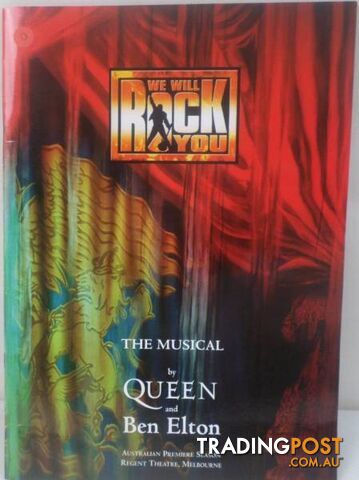 Queen - We Will Rock You - 2003 Australian Tour Orig Memorabilia