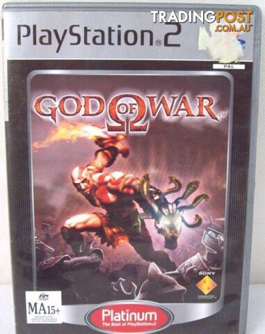 Rare Playstation 2 PS2 War Game - Gods Of War - Complete Platinum