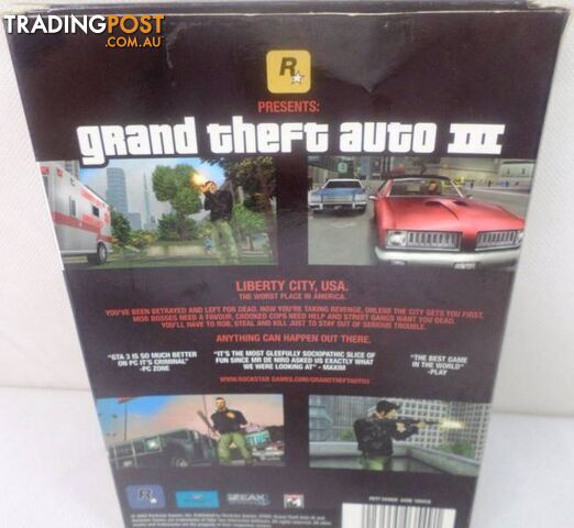 Complete Grand Theft Auto GTA 3 - 1 Disc + Manual + Map - PC CD - photo 4 of 8
