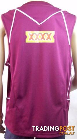 Mens Queensland State Of Origin Rugby Sleeveless T-Shirt Jersey L - photo 2 of 8