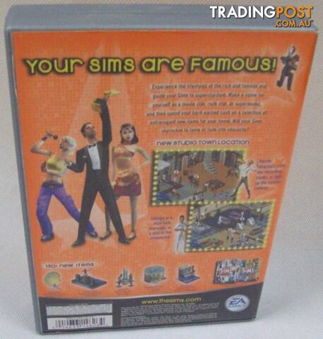 The Sims Superstar Expansion Pack PC CD ROM Game For Windows