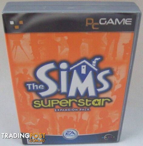 The Sims Superstar Expansion Pack PC CD ROM Game For Windows