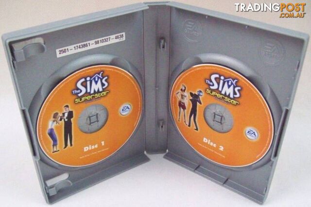 The Sims Superstar Expansion Pack PC CD ROM Game For Windows