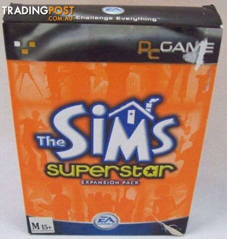The Sims Superstar Expansion Pack PC CD ROM Game For Windows