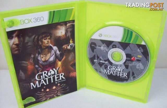 Xbox 360 Game - Gray Matter by Jane Jensen - Mystery Game PAL - photo 3 of 5