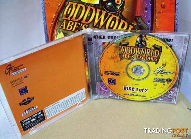 Original Oddworld Abe's Exoddus Windows PC Game Platinum Edition - photo 4 of 4