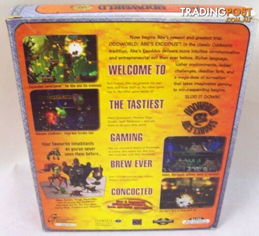 Original Oddworld Abe's Exoddus Windows PC Game Platinum Edition - photo 3 of 4