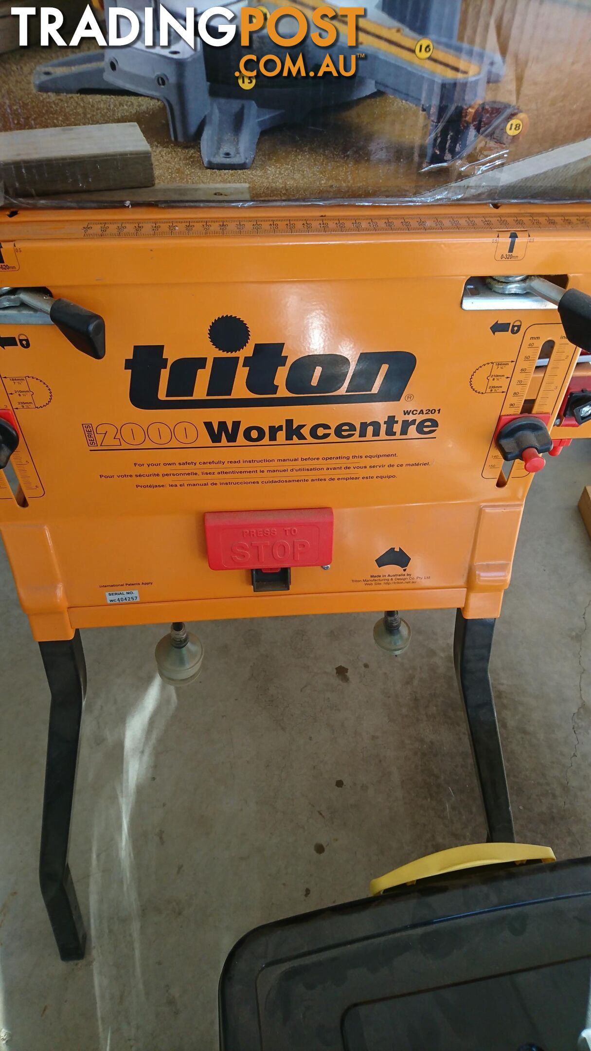 Triton workbench with Router bench