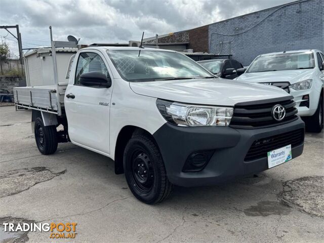 2018 TOYOTA HILUX WORKMATE TGN121R CAB CHASSIS