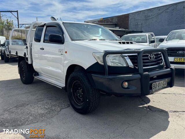 2013 TOYOTA HILUX SR KUN26RMY12 CAB CHASSIS