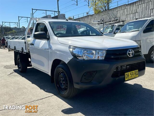 2018 TOYOTA HILUX WORKMATE TGN121R CAB CHASSIS