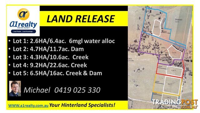 Lots 1 - 5 South Isis Road South Isis QLD 4660